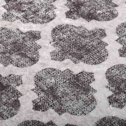 Vloerkleed wasbaar anti-slip 80x150 cm meerkleurig