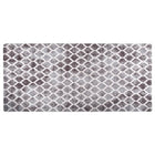 Vloerkleed wasbaar anti-slip 80x300 cm meerkleurig
