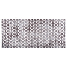 Vloerkleed Wasbaar Anti-Slip Meerkleurig Grijs En Wit 80 x 300 cm