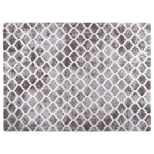 Vloerkleed Wasbaar Anti-Slip Meerkleurig Grijs En Wit 120 x 180 cm