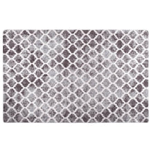 Vloerkleed Wasbaar Anti-Slip Meerkleurig Grijs En Wit 160 x 230 cm