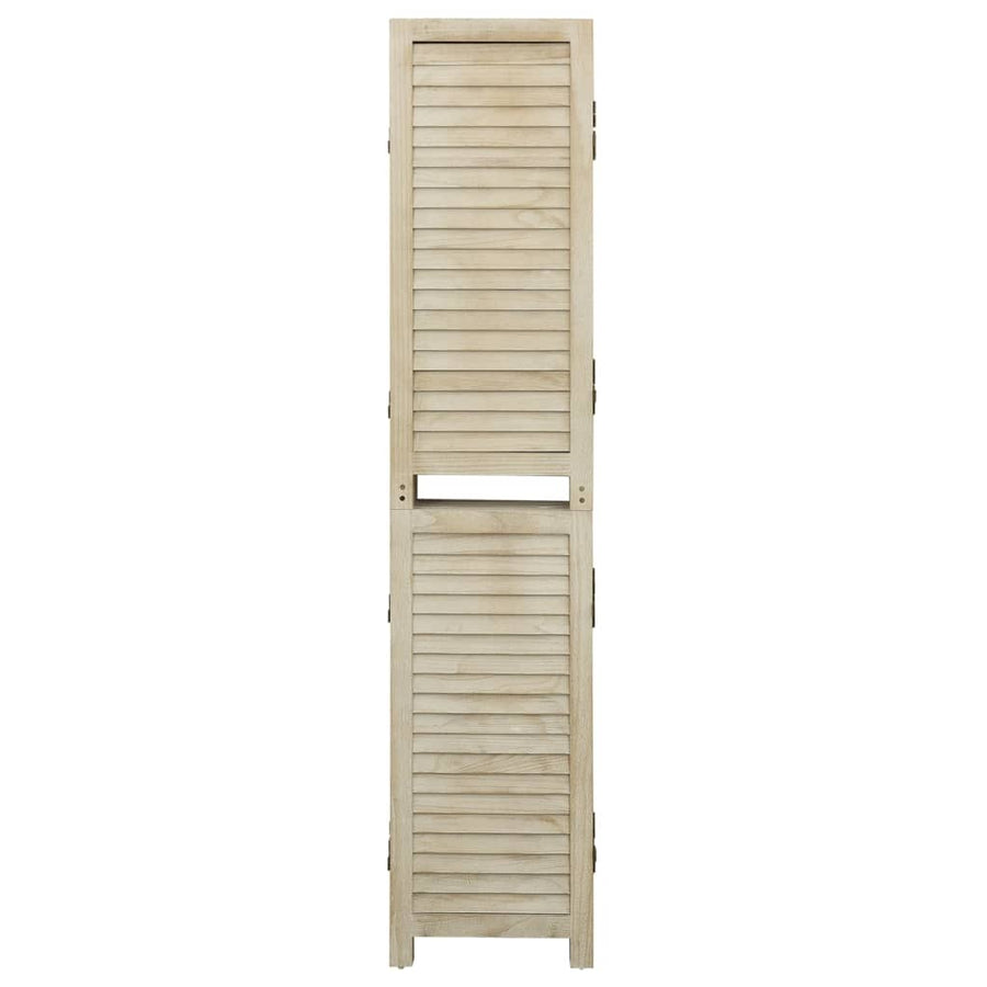 Kamerscherm met 5 panelen 175x165 cm massief paulowniahout 175 x 165 cm