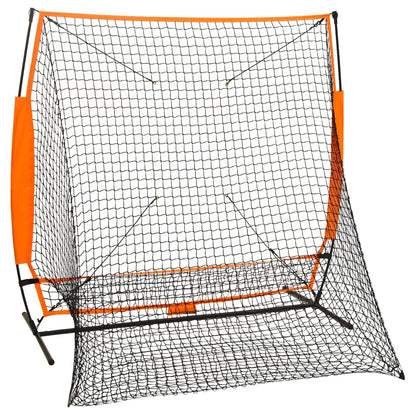 Honkbaltrainingsnet 174X76X158,5 Cm Zwart