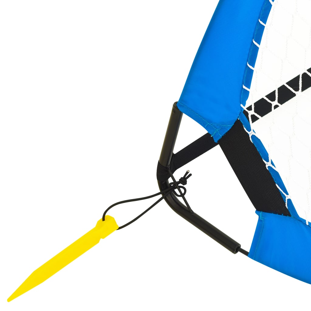 2 St Kindervoetbaldoelen Met Opbergtas 75,5X46X48 Cm 75.5 x 46 x 48 cm