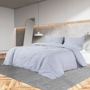 Dekbedovertrekset 200x220 cm microvezel grijs