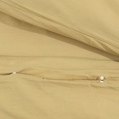 Dekbedovertrekset lichtgewicht 135x200 cm microvezel taupe 1 135 x 200 cm + 80 x 80 cm Taupe