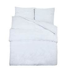 Dekbedovertrekset lichtgewicht 200x200 cm microvezel wit 1 200 x 200 cm + 60 x 70 cm Wit
