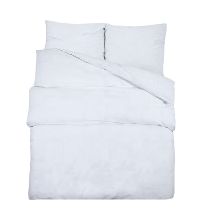 Dekbedovertrekset 240X220 Cm Katoen Wit Wit 1 240 x 220 cm + 60 x 70 cm