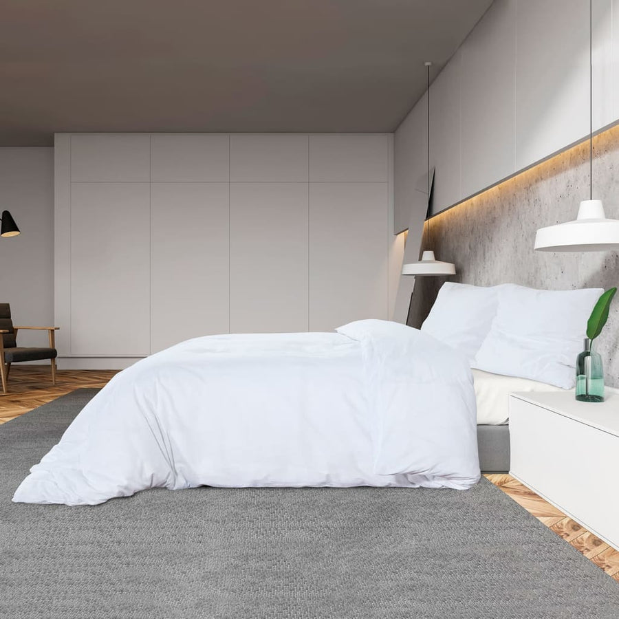 Dekbedovertrekset 240X220 Cm Katoen Wit Wit 1 240 x 220 cm + 60 x 70 cm