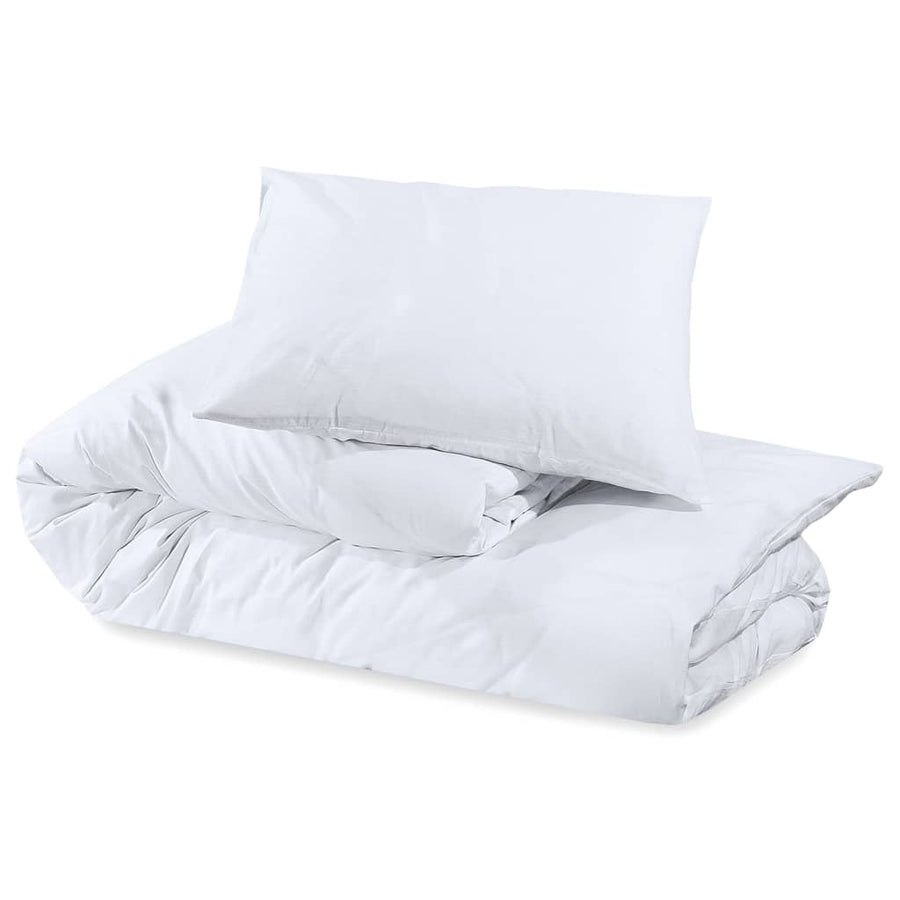 Dekbedovertrekset 40X200 Cm Katoen Wit 1 140 x 200 cm + 65 x 65 cm