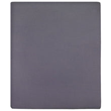 Hoeslaken Jersey Katoen Kleurig 1 90 x 200 cm Antraciet