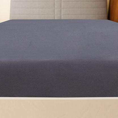 Hoeslakens Jersey Katoen Kleurig 2 90 x 200 cm Antraciet