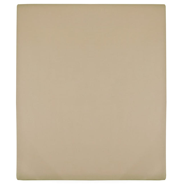 Hoeslaken Jersey Katoen 1 90 x 200 cm Taupe