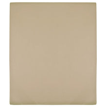 Hoeslakens Jersey 2 St 100X200 Cm Katoen Taupe 100 x 200 cm