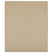 Hoeslaken jersey 140x200 cm katoen taupe