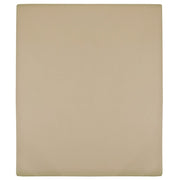 Hoeslakens 2 st 160x200 cm katoen taupe