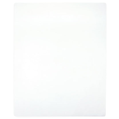 Hoeslakens Jersey 2 St 180X200 Cm Katoen Wit 180 x 200 cm
