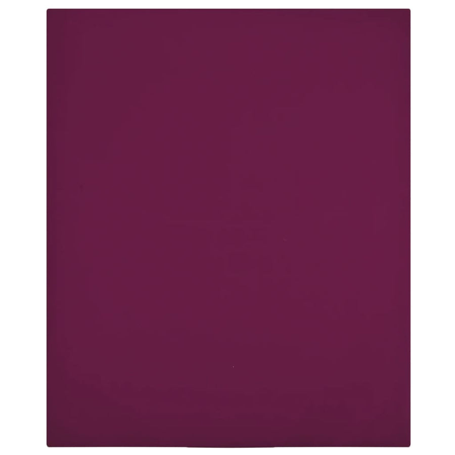Hoeslakens Jersey Katoen 2 100 x 200 cm Bordeauxrood