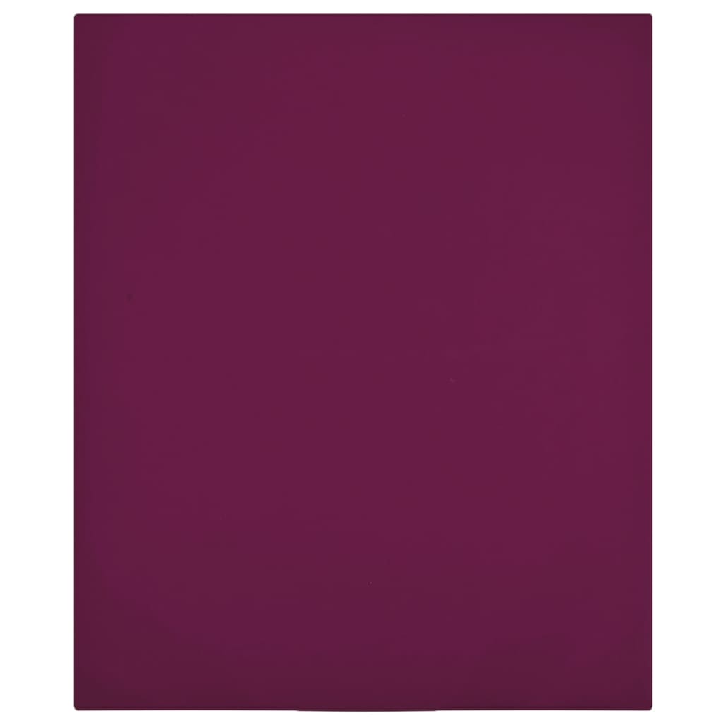 Hoeslakens Jersey Katoen 2 160 x 200 cm Bordeauxrood