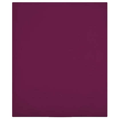 Hoeslakens Jersey Katoen 2 160 x 200 cm Bordeauxrood