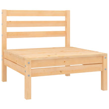 Tuinmiddenbanken 2 St Massief Grenenhout Naturel Middenbank (2 st)