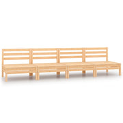Modulaire tuinbanken 4 st massief grenenhout 63,5x63,5x62,5 cm