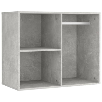 Kaptafel Met 2 Kastjes En Led's Bewerkt Hout Betongrijs
