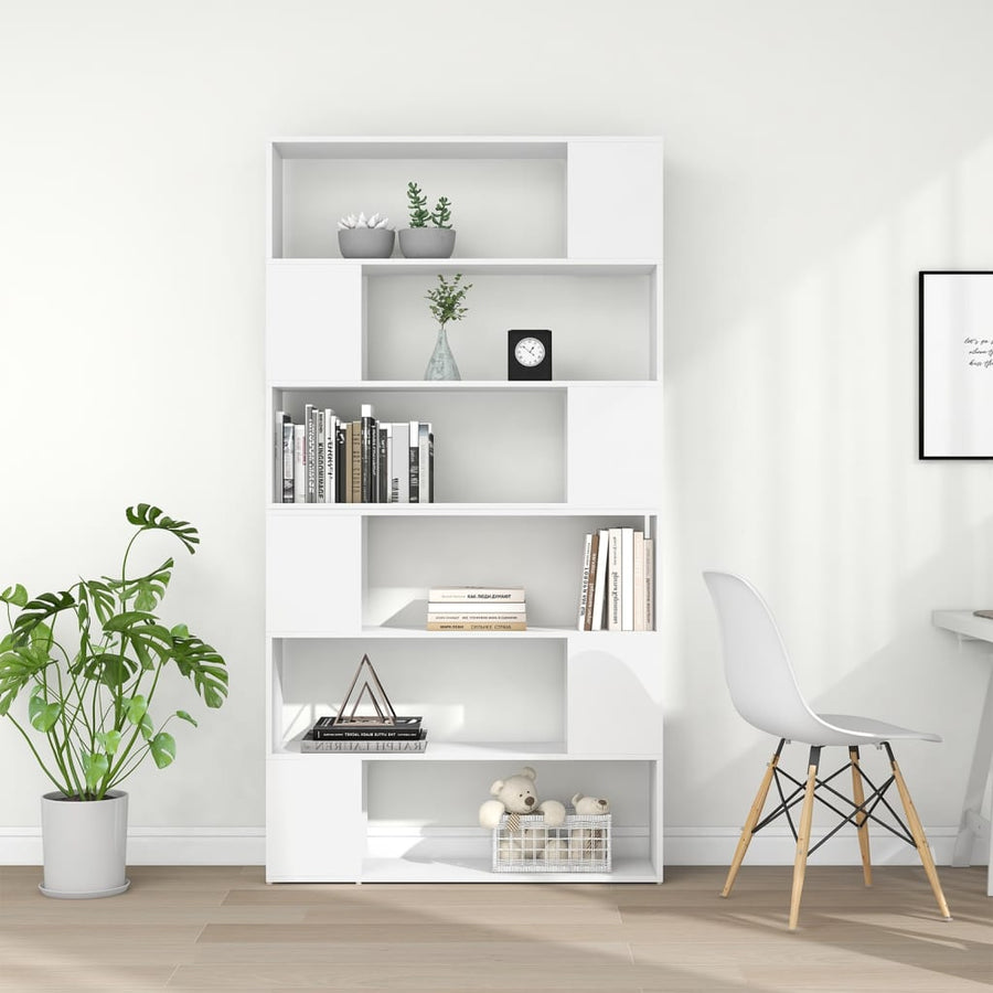 Boekenkast/Kamerscherm 00X24X88 Cm Wit