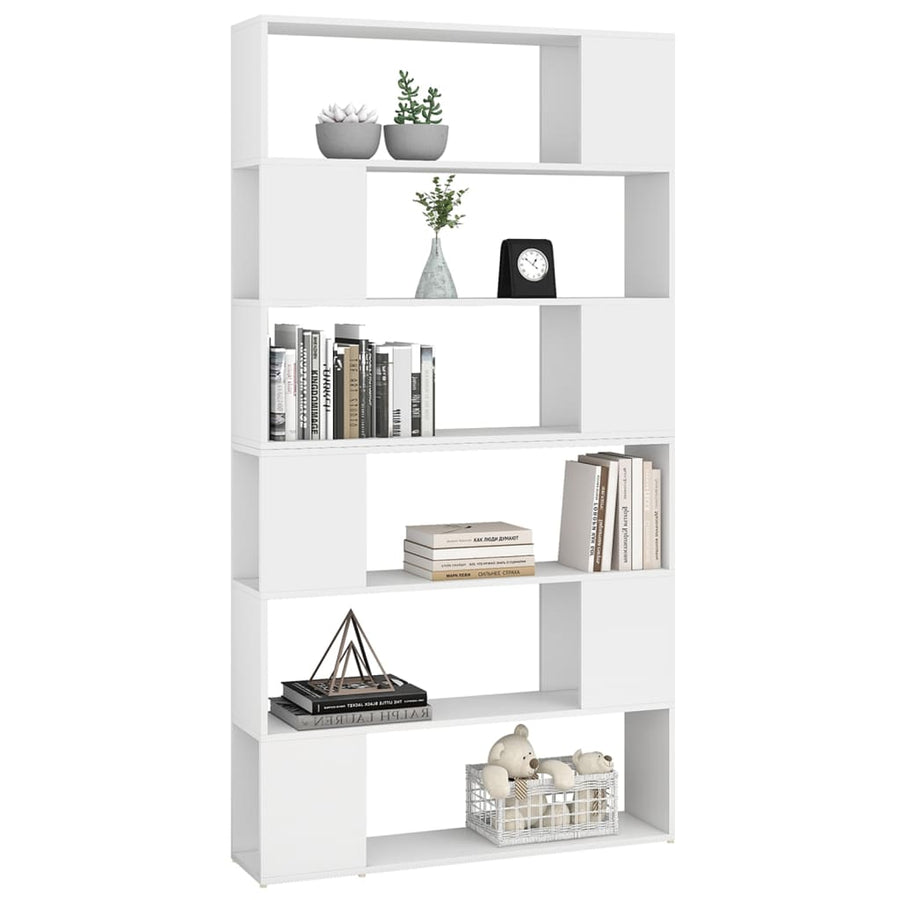 Boekenkast/Kamerscherm 00X24X88 Cm Wit
