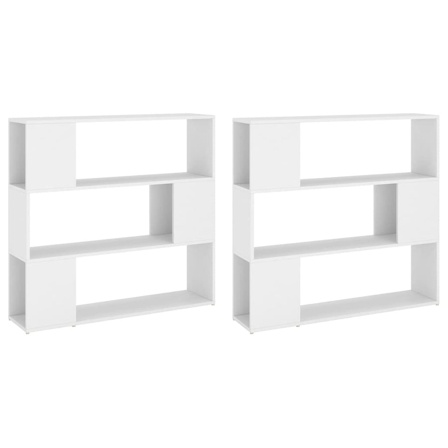 Boekenkast/Kamerscherm 00X24X88 Cm Wit