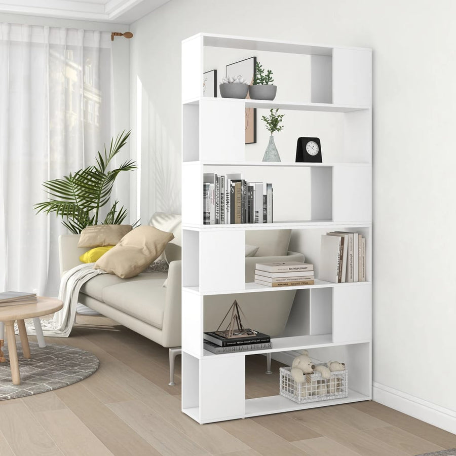 Boekenkast/Kamerscherm 00X24X88 Cm Wit