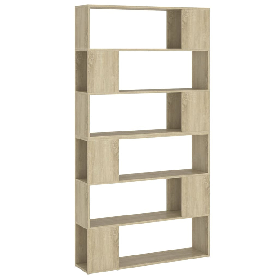 Boekenkast/Kamerscherm 00X24X88 Cm Kleurig Sonoma eiken