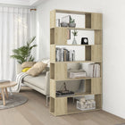 Bookcase/room divider 100x24x188 cm Sonoma oak effect
