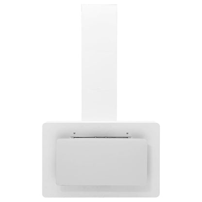 Wandafzuigkap 60 Cm Roestvrij Staal En Gehard Glas 60 x 31 x 108 cm Wit