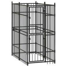 Hondenkennel 1,84 M² Staal 96 x 192 x 200 cm Zonder luifel