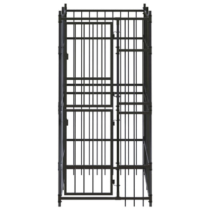 Hondenkennel 1,84 M² Staal 96 x 192 x 200 cm Zonder luifel