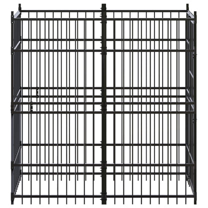 Hondenkennel 1,84 M² Staal 96 x 192 x 200 cm Zonder luifel