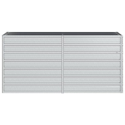 Plantenbak Verhoogd Gegalvaniseerd Staal Zilver 160 x 40 x 77 cm