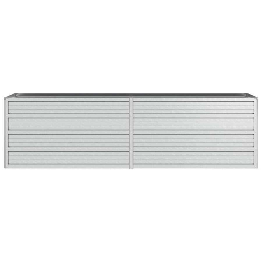 Plantenbak Verhoogd Gegalvaniseerd Staal Zilver 160 x 40 x 45 cm