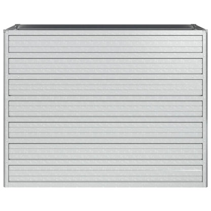 Plantenbak Verhoogd Gegalvaniseerd Staal Zilver 100 x 40 x 77 cm