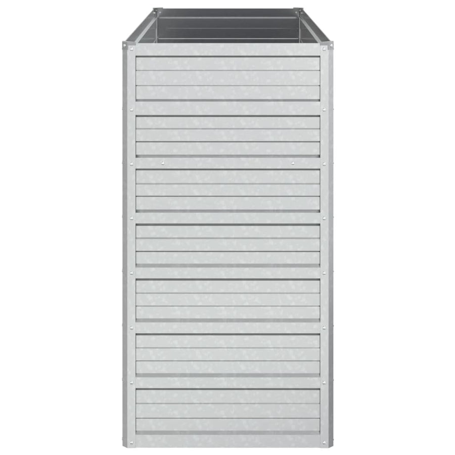 Plantenbak Verhoogd Gegalvaniseerd Staal Zilver 100 x 40 x 77 cm