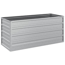 Plantenbak Verhoogd Gegalvaniseerd Staal Zilver 100 x 40 x 45 cm