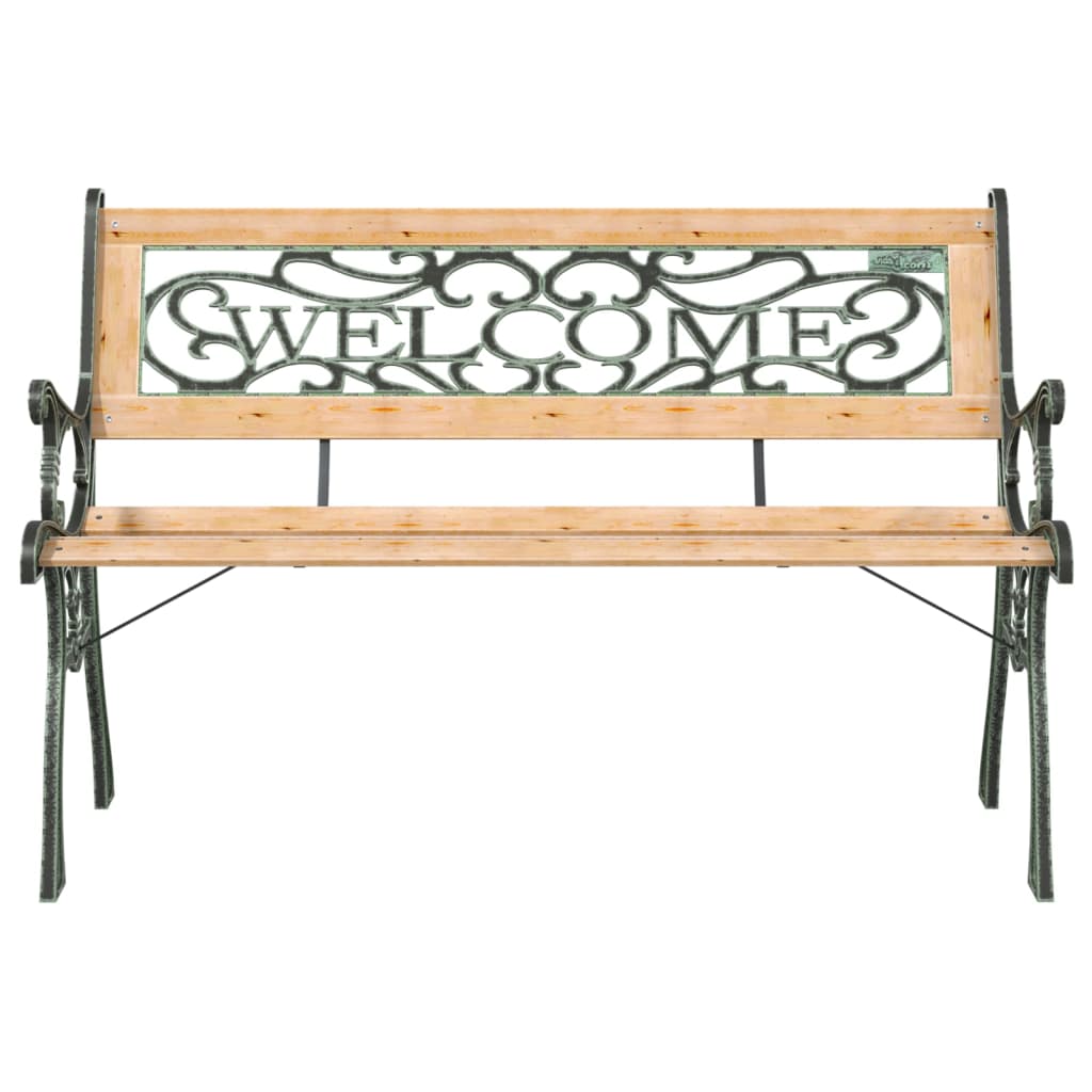 Tuinbank Massief Vurenhout 1