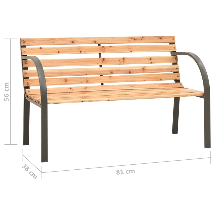 Kindertuinbank 8 Cm Chinees Vurenhout Bruin