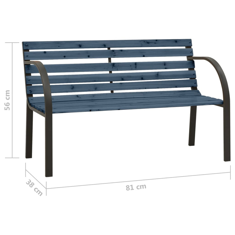 Kindertuinbank 8 Cm Chinees Vurenhout Grijs