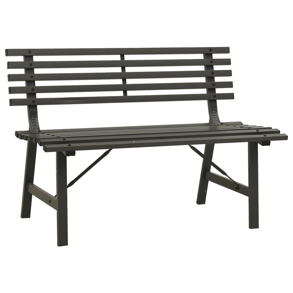 Tuinbank 110 Cm Staal Zwart