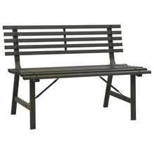 Tuinbank 110 Cm Staal Zwart