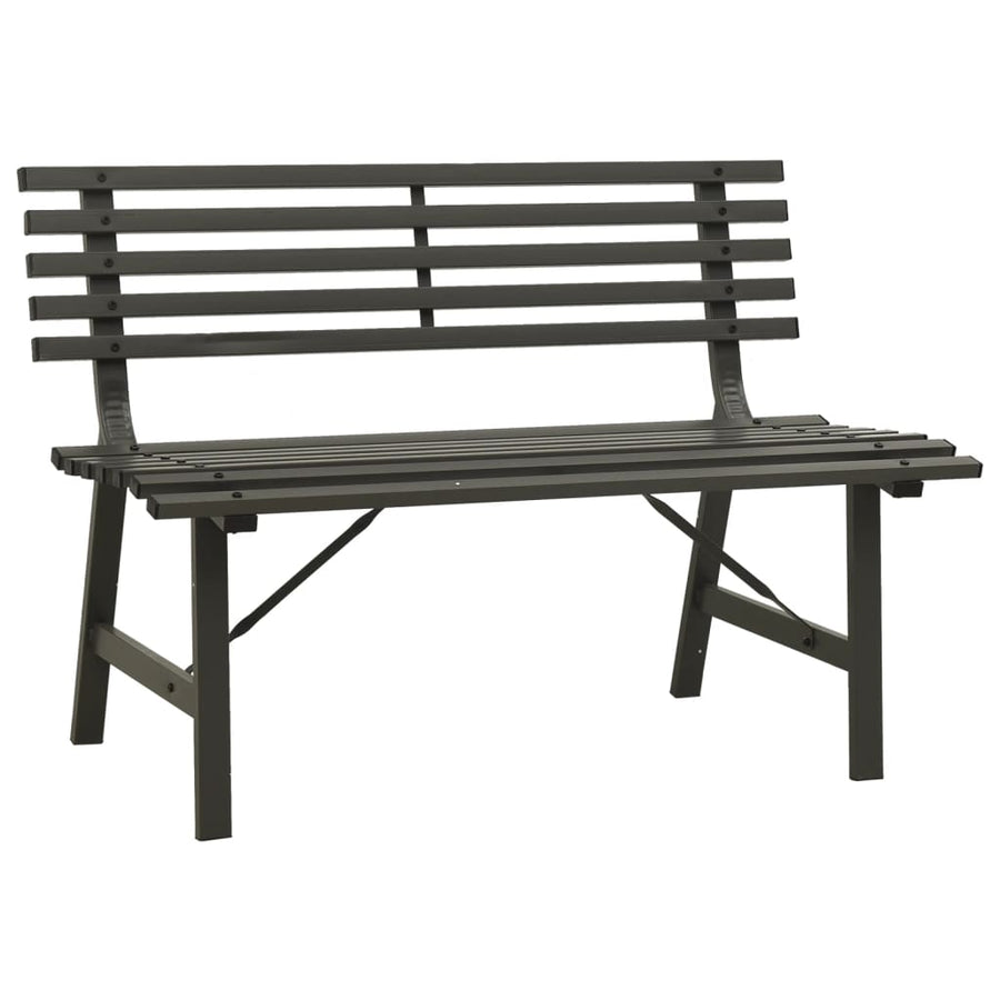 Tuinbank 110 Cm Staal Zwart