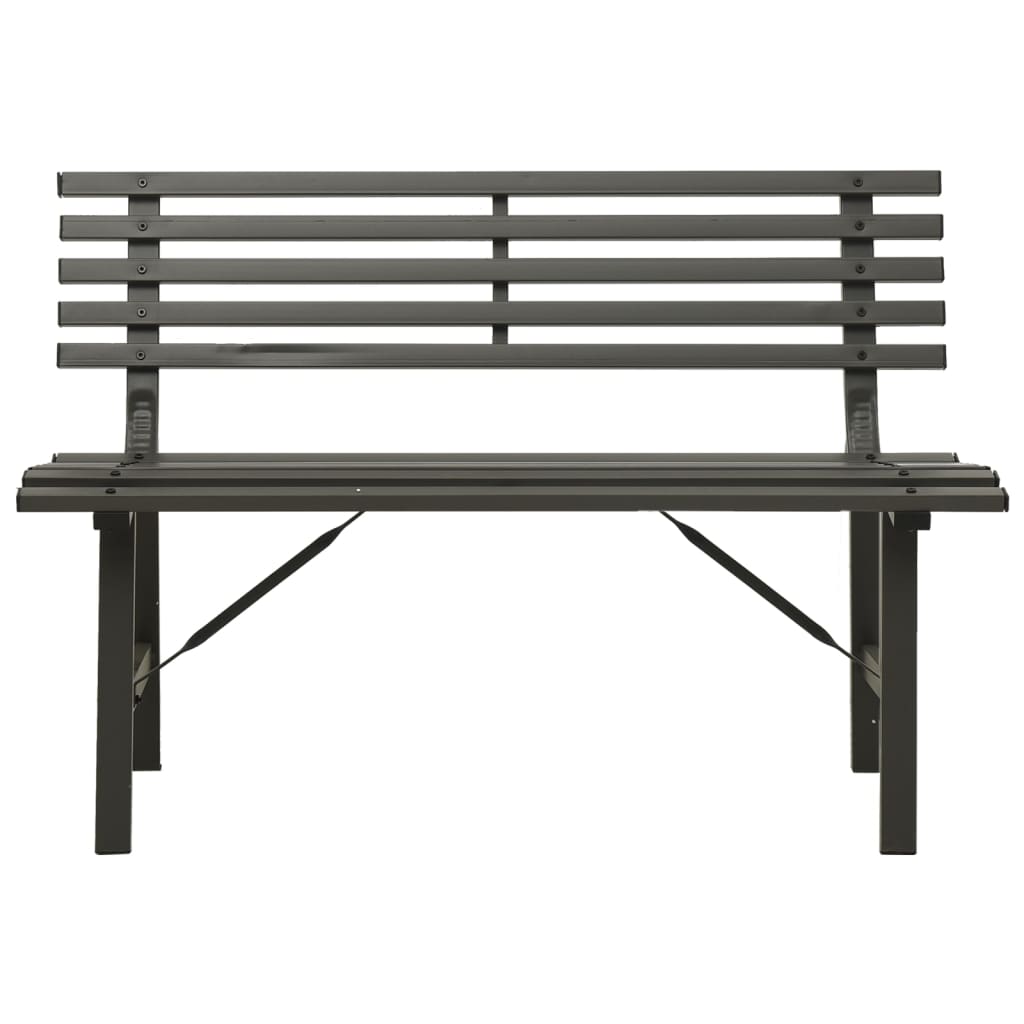 Tuinbank 110 Cm Staal Zwart
