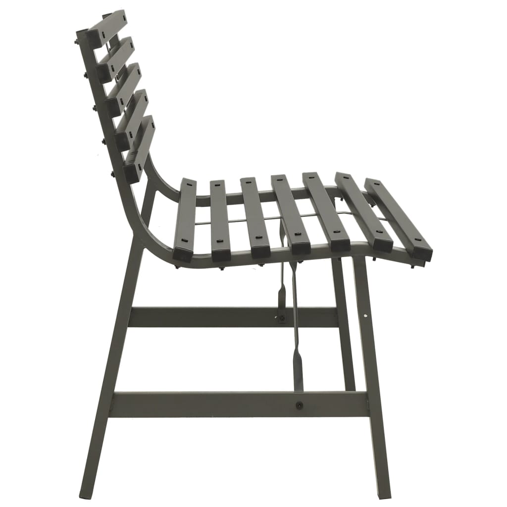 Tuinbank 110 Cm Staal Zwart